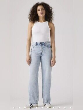Levi's Baggy Dad Women's Jeans size 28 Light Wash